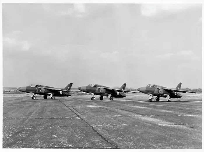 Framed Print : Folland Gnat F. 1 - XK739, XK740 and XK724 Framed Print : Folland Gnat F. 1 - XK739, XK740 and XK724