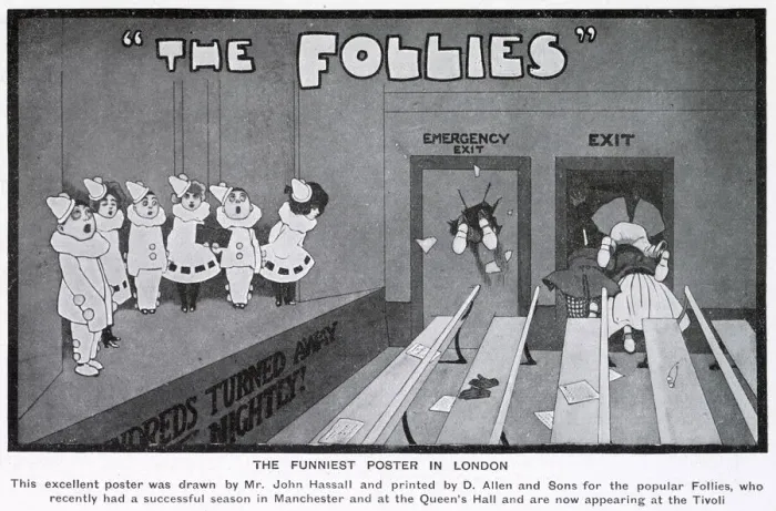Framed Print : Follies poster by John Hassall Framed Print : Follies poster by John Hassall