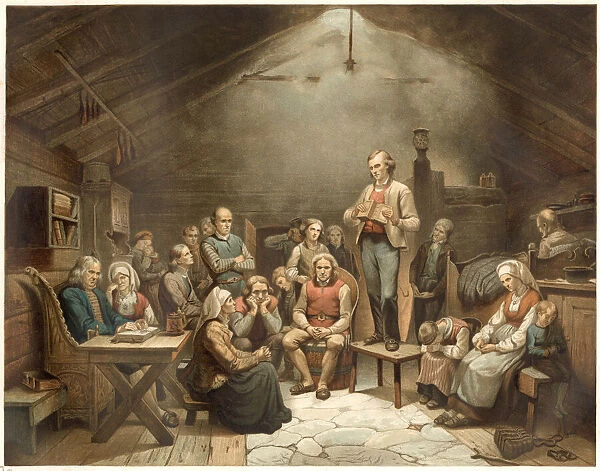 Followers of the Norwegian sectarian Nielsen Hauge (1771- 1824