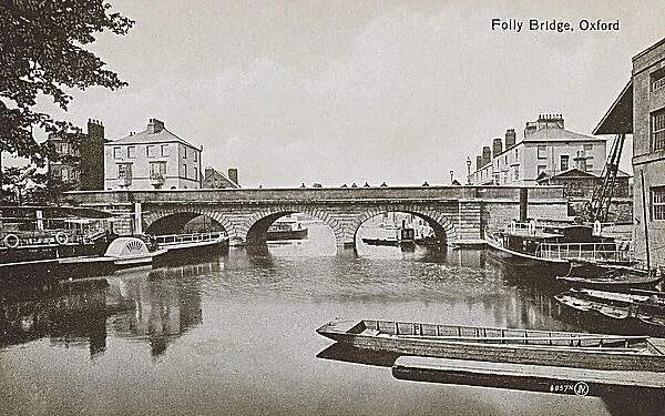 Folly Bridge, Oxford -over the River Thames