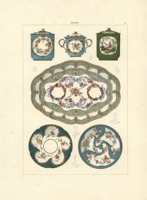 Framed Print : Fonds partiels (partial background) porcelain Framed Print : Fonds partiels (partial background) porcelain