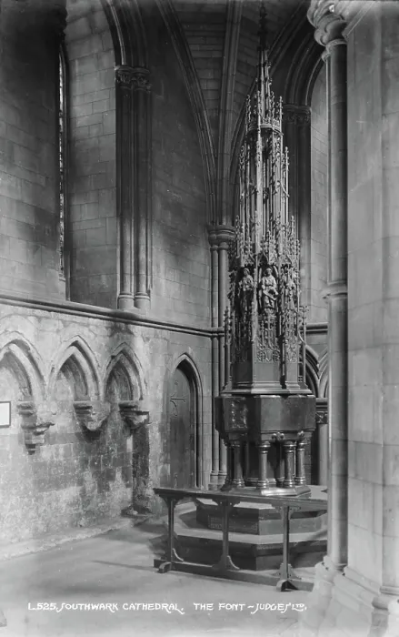 Framed Print : The Font at Southwark Cathedral Framed Print : The Font at Southwark Cathedral