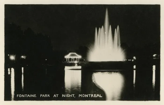 Framed Print : Fontaine Park, Montreal, Canada Framed Print : Fontaine Park, Montreal, Canada