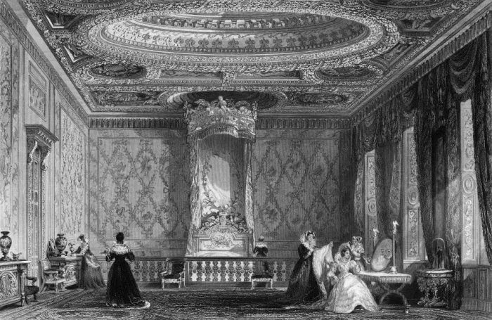 Framed Print : Fontainebleau 1700 Framed Print : Fontainebleau 1700