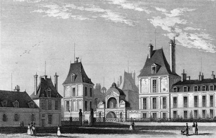 Framed Print : FONTAINEBLEAU / PUGIN 1829 Framed Print : FONTAINEBLEAU / PUGIN 1829