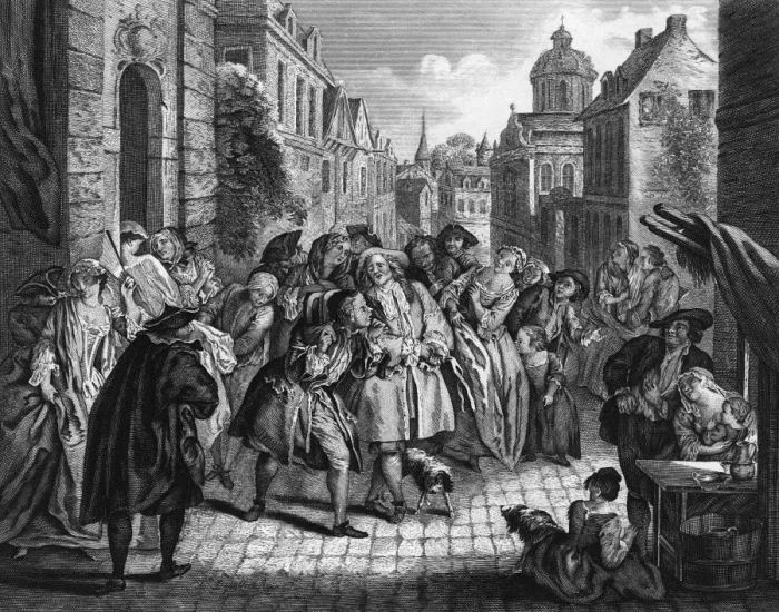 Framed Print : Fontaines Fable / Street Framed Print : Fontaines Fable / Street