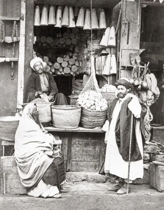 Framed Print : Food stall, Cairo, Egypt, 1880 s Framed Print : Food stall, Cairo, Egypt, 1880 s