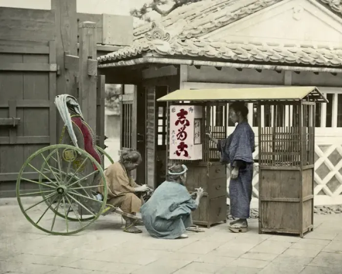 Framed Print : Food Stall, Japan Framed Print : Food Stall, Japan