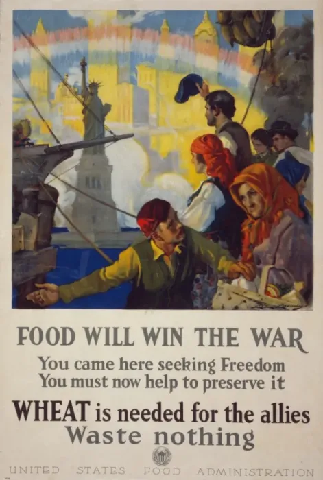 Framed Print : Food will win the war - You came here seeking freedom, now y Framed Print : Food will win the war - You came here seeking freedom, now y