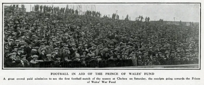 Framed Print : Football in aid of Prince of Wales Fund, WW1 Framed Print : Football in aid of Prince of Wales Fund, WW1