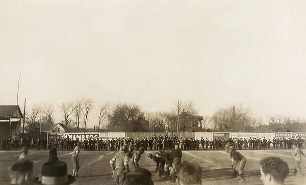 Football match in York, Nebraska, USA