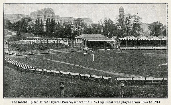 Football pitch at Crystal Palace, South London