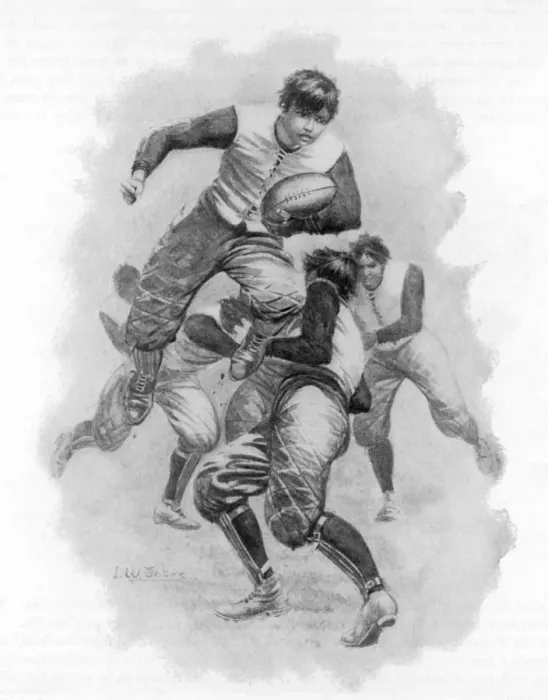 Framed Print : US Football Player 1894 Framed Print : US Football Player 1894