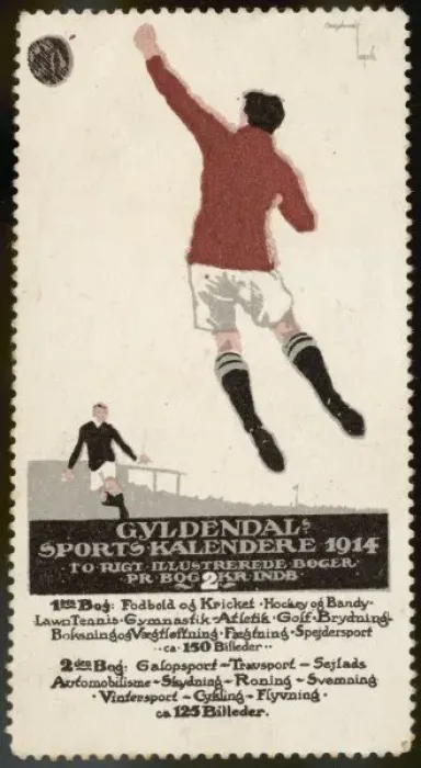 Framed Print : Football Poster 1914