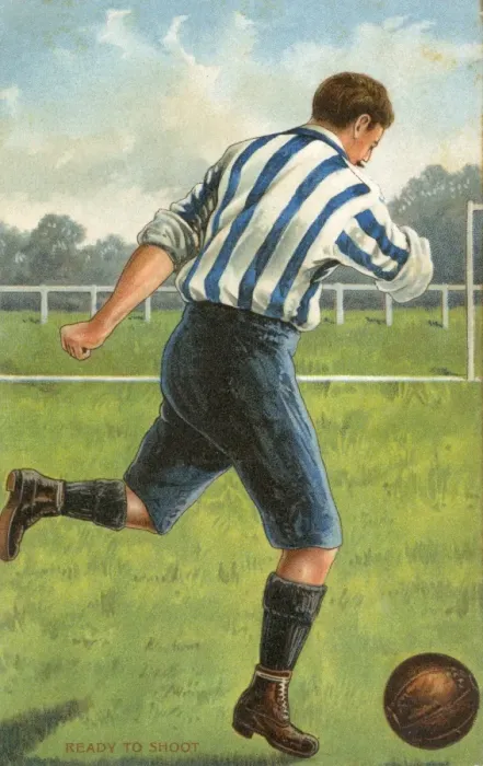 Framed Print : Football / Ready to Shoot Framed Print : Football / Ready to Shoot