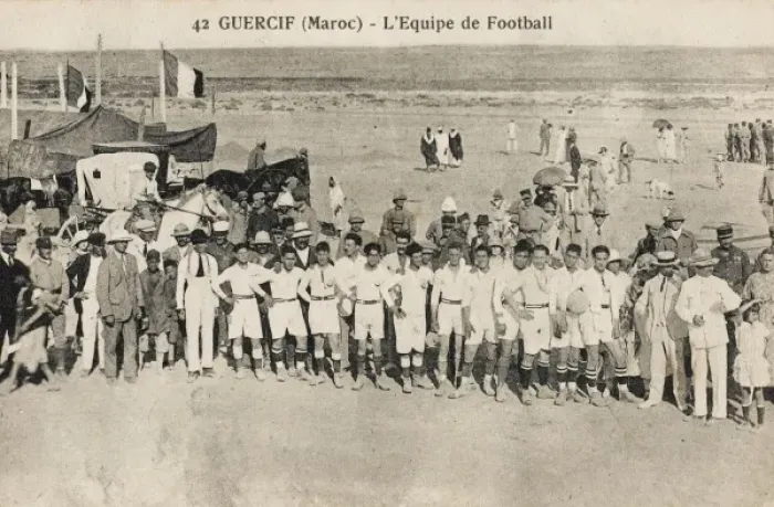 Framed Print : Football Team at Guercif, Morocco Framed Print : Football Team at Guercif, Morocco