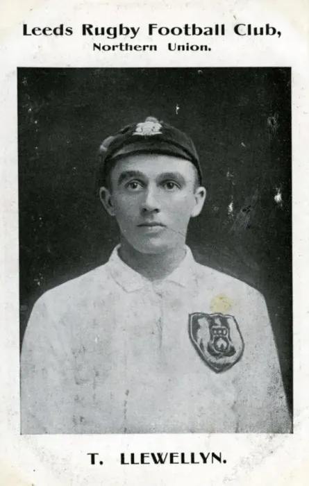 Framed Print : Footballer T Llewellyn, Leeds Rugby Football Club, Yorkshire Framed Print : Footballer T Llewellyn, Leeds Rugby Football Club, Yorkshire