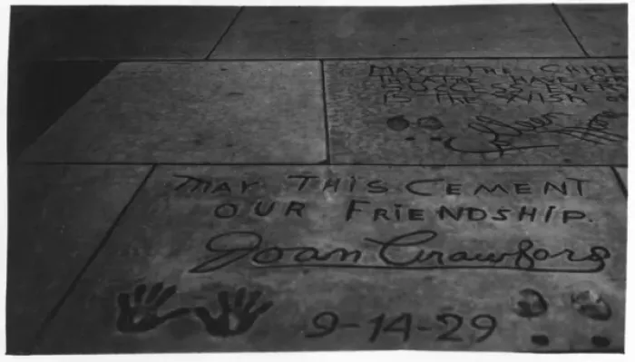 Framed Print : Footprints and autographs, Hollywood, USA Framed Print : Footprints and autographs, Hollywood, USA