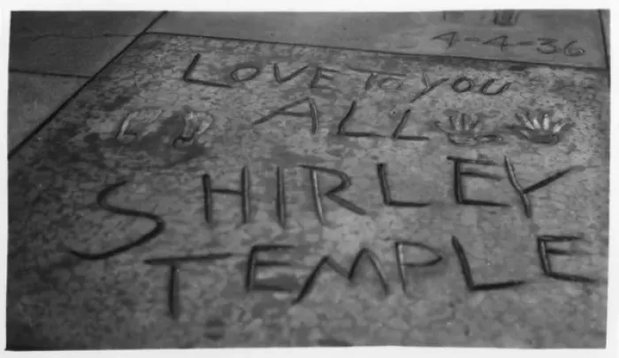 Framed Print : Footprints and autographs, Hollywood, USA Framed Print : Footprints and autographs, Hollywood, USA
