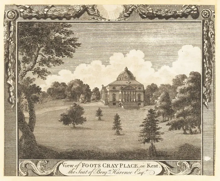 Framed Print : Foots Cray Place, Sidcup, Kent, 18th century Framed Print : Foots Cray Place, Sidcup, Kent, 18th century