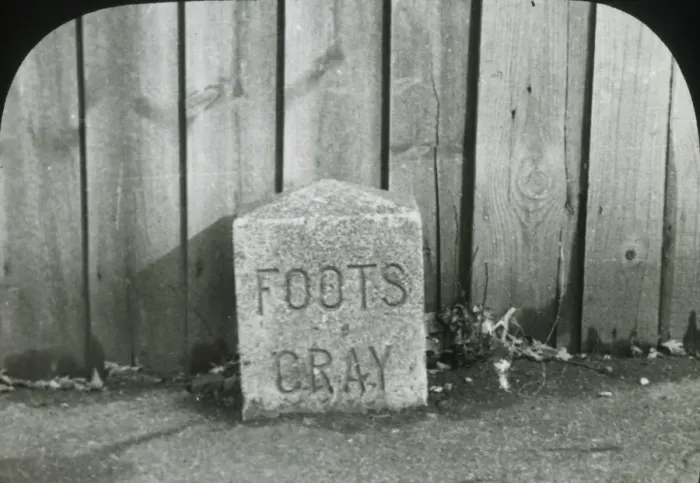 Framed Print : Footscray Boundary Stone Framed Print : Footscray Boundary Stone
