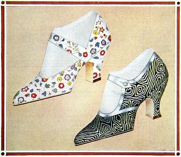 Footwear fashions, 1925