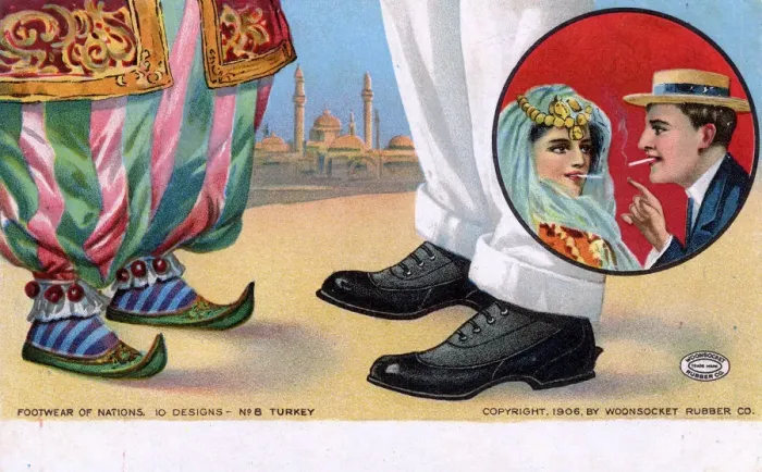 Framed Print : Footwear of the Nations - Turkey (and Western) Framed Print : Footwear of the Nations - Turkey (and Western)