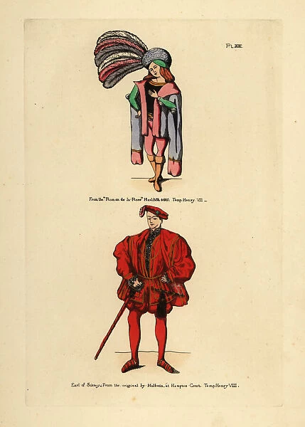 Foppish mens fashion from the era of King