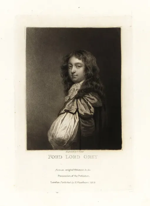 Framed Print : Ford Grey, 1st Earl of Tankerville, English politician Framed Print : Ford Grey, 1st Earl of Tankerville, English politician