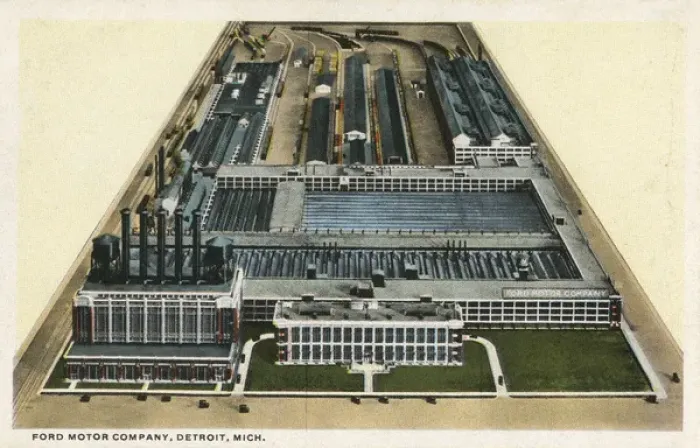 Framed Print : The Ford Motor Company Factory - Detroit, Michigan, USA Framed Print : The Ford Motor Company Factory - Detroit, Michigan, USA