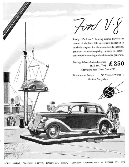 Framed Print : Ford V-8 - Ford Motor Company Ltd. Date: 1936 Framed Print : Ford V-8 - Ford Motor Company Ltd. Date: 1936