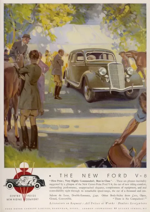 Framed Print : Ford V-8 at a Horse Show Framed Print : Ford V-8 at a Horse Show