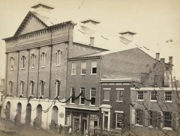 Framed Print : Fords Theatre, scene of the assassination