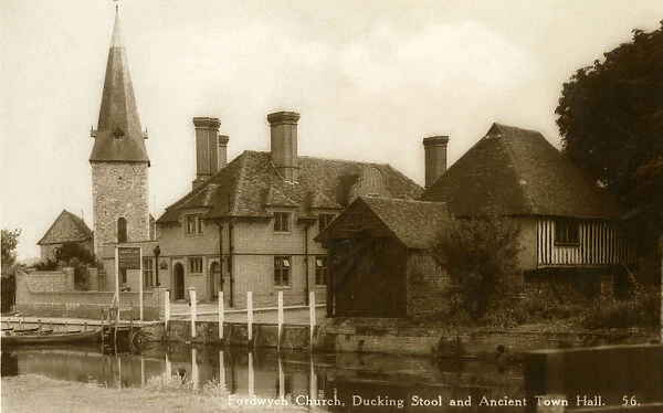 Fordwich Church, Ducking Stool and Ancient Town Hall, Kent