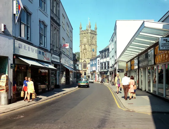 Framed Print : Fore Street, St. Austell Framed Print : Fore Street, St. Austell