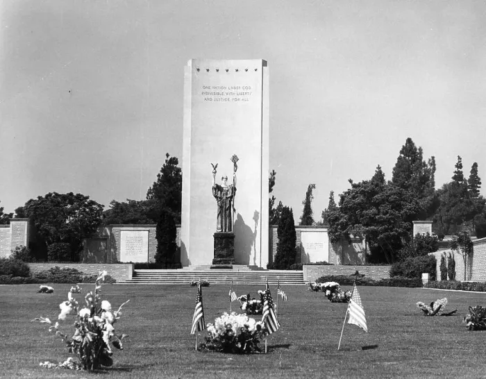 Framed Print : FOREST LAWN CEMETERY Framed Print : FOREST LAWN CEMETERY