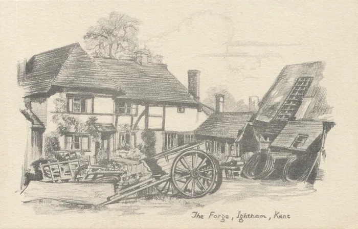 Framed Print : The Forge Ightham Kent Framed Print : The Forge Ightham Kent