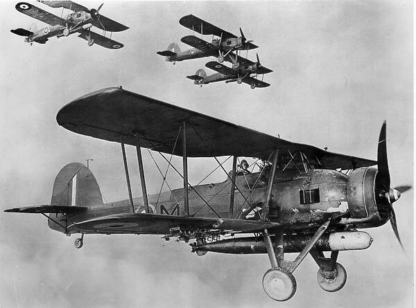 A formation of Fairey Swordfish Is