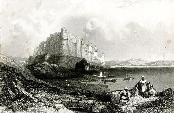 The Fort of Agra, India circa 1850