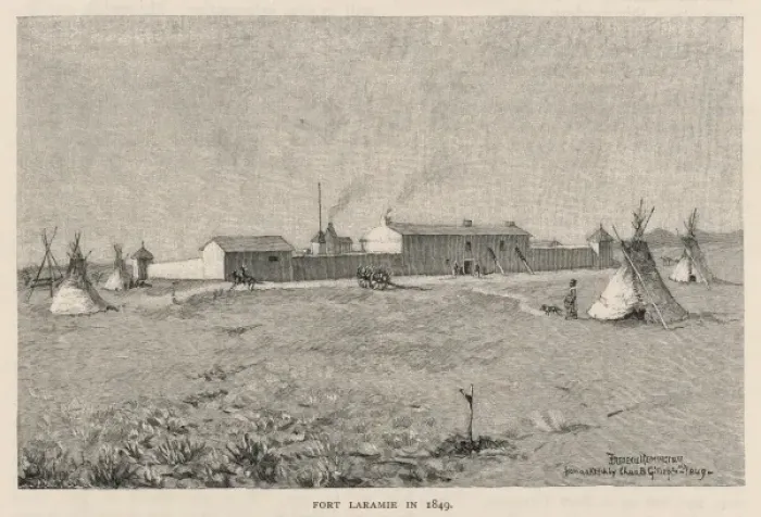 Framed Print : Fort Laramie Framed Print : Fort Laramie