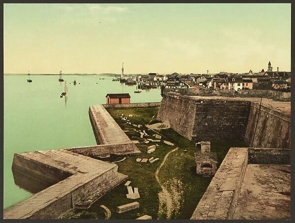 Fort Marion, St. Augustine and harbor