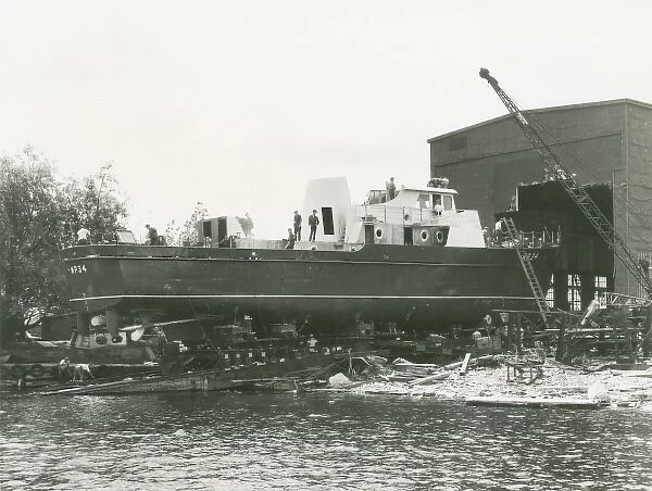 Fort Steele fast cruiser MP34 in dry dock