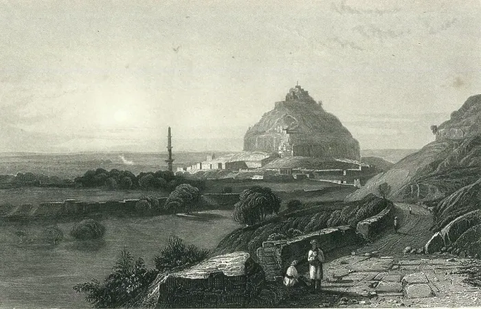 Framed Print : The Fortress of Dowlatabad in the Deccan, India Framed Print : The Fortress of Dowlatabad in the Deccan, India