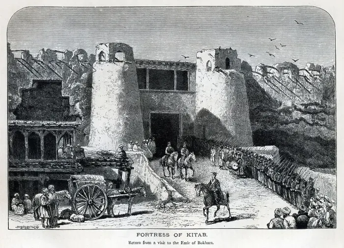 Framed Print : The Fortress of Kitab, Shahr-I-Sabz, Uzbekistan