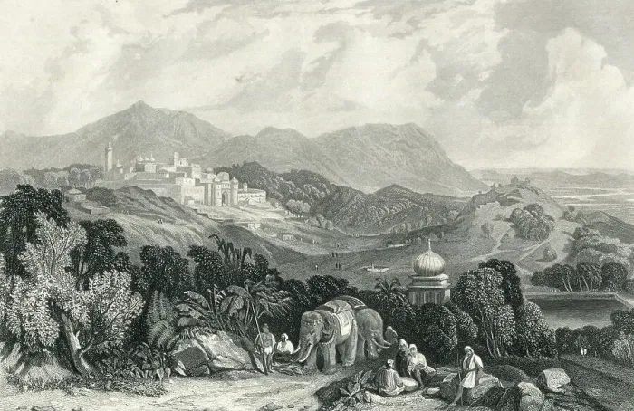 Framed Print : The Fortress of Nahan in the Dominion of Oude, India Framed Print : The Fortress of Nahan in the Dominion of Oude, India