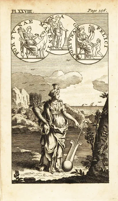 Framed Print : Fortuna, Roman goddess of fortune, chance or luck Framed Print : Fortuna, Roman goddess of fortune, chance or luck