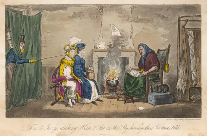 Framed Print : FORTUNE TELLER 1820 Framed Print : FORTUNE TELLER 1820