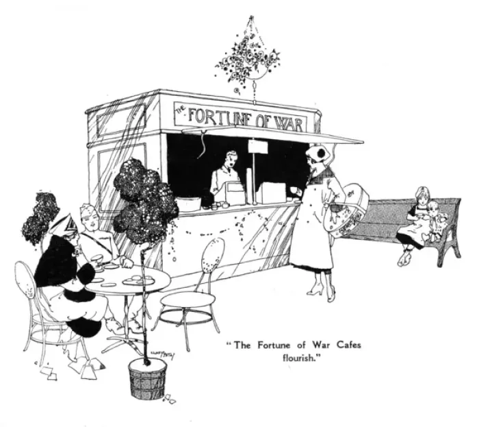 Framed Print : Fortune of War cafe, WW1 Framed Print : Fortune of War cafe, WW1