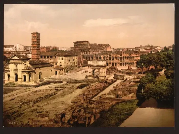 Framed Print : Forum Romanum from the Palatine, Rome, Italy Framed Print : Forum Romanum from the Palatine, Rome, Italy
