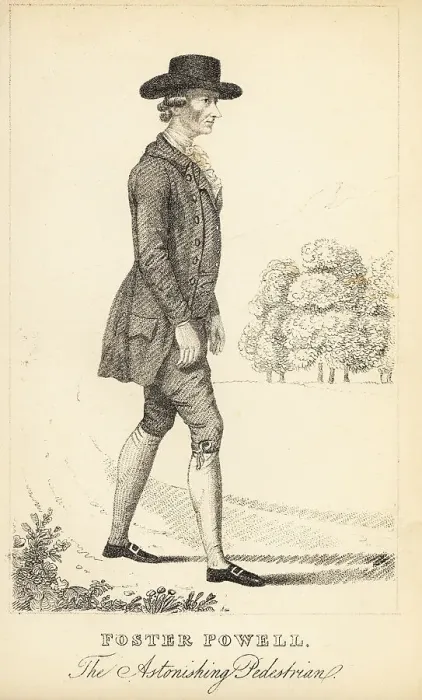 Framed Print : Foster Powell, the astonishing 18th century pedestrian Framed Print : Foster Powell, the astonishing 18th century pedestrian
